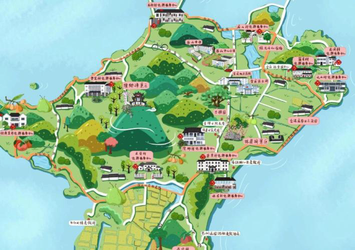 平川手绘地图旅游的独特视角